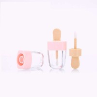 ibcccndc Ice Cream Lip Glaze Tube Luxury Empty Baby Pink Lip Gloss Tube